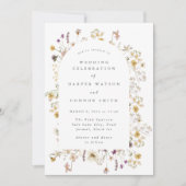 豊フォーマル量乾山花春の結婚式 招待状 (正面)