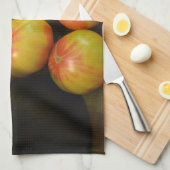 豊作のトマト キッチンタオル (四つ折り)