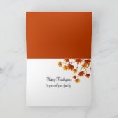 豊作の感謝祭 シーズンカード (内部)