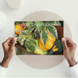 豊作スカッシュ写真感謝祭 シーズンカード