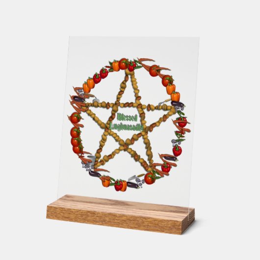 豊作 アクリルサイン (傾斜)