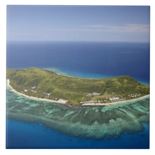 豊力島、真無賀諸島、フィジー タイル (正面)