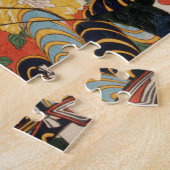 豊原伝統的日本の国周の貴族 ジグソーパズル (側面)