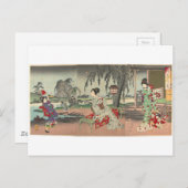 豊原親信の田舎家に蛍を放つ ポストカード (正面/裏面)