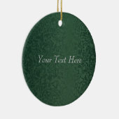 豊富なエメラルドグリーン セラミックオーナメント (右)