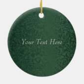 豊富なエメラルドグリーン セラミックオーナメント (裏面)