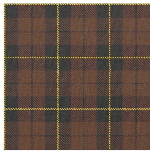 豊富なココヤシの茶色の格子縞の黄色か金ゴールドまたは黒のストライブ柄 ファブリック (クローズアップ)