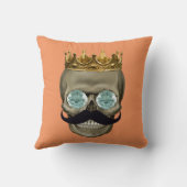 豊富なスカルの髭 クッション (裏面)