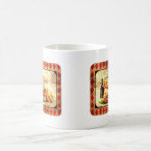 豊富なテーブル コーヒーマグカップ (中央)