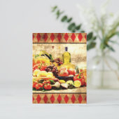 豊富なテーブル ポストカード (スタンド正面)