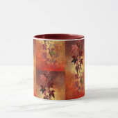 豊富なバーガンディか秋はコーヒー・マグを着色しましたり及び残します マグカップ (中央)