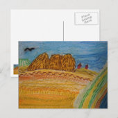 豊富なフィールド ポストカード (正面/裏面)