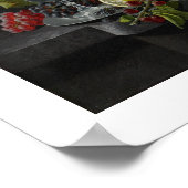 豊富なフルーツ1858 (キャンバス油) ポスター (角)