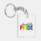 豊富なプライド誇りを持ったはゲイアクリル系キーチェーン キーホルダー (正面左)