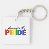 豊富なプライド誇りを持ったはゲイアクリル系キーチェーン キーホルダー (裏面)
