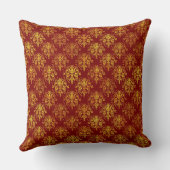 豊富な休日のダマスク織 クッション (裏面)