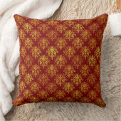 豊富な休日のダマスク織 クッション (ブランケット)