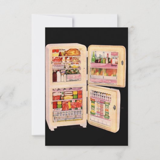 豊富な冷蔵庫 (正面)