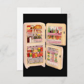 豊富な冷蔵庫 (正面/裏面)