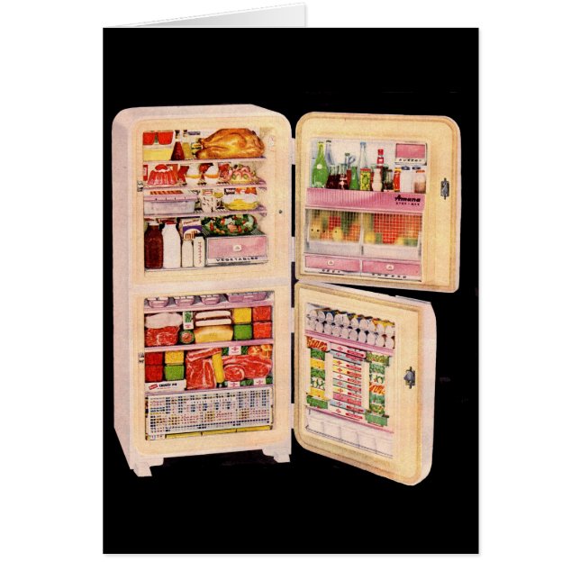 豊富な冷蔵庫 (正面)