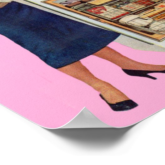 豊富な冷蔵庫 ポスター (角)