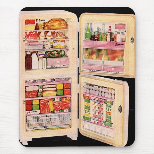 豊富な冷蔵庫 マウスパッド (正面)