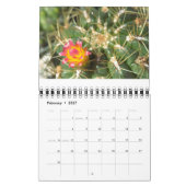 豊富な地球から カレンダー (2月 2027)