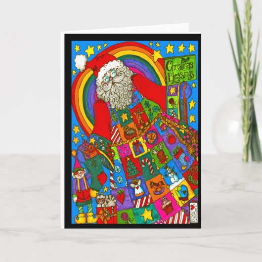 豊富な恵みサンタカード カード (正面)