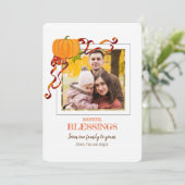 豊富な恵みフォトカード 招待状 (スタンド正面)