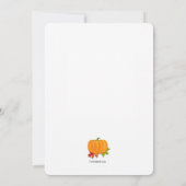 豊富な恵みフォトカード 招待状 (裏面)