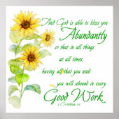 豊富な恵み ポスター (正面)