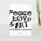 豊富な恵み「冬のバラ」ホリデーカード シーズンカード (裏面)