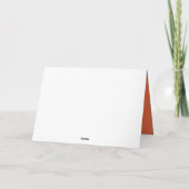 豊富な感謝祭 シーズンカード (裏面)