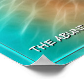 豊富な抽象芸術 ポスター (角)