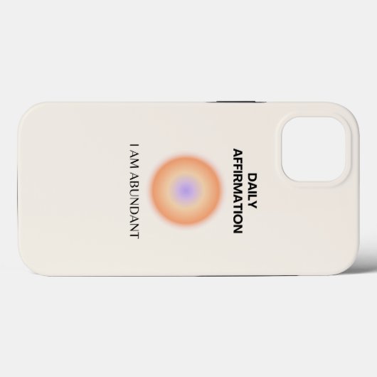 豊富な日々の肯定前向きスピリチュアル Case-Mate iPhoneケース (裏面 (横))