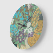 豊富な春II ラージ壁時計 (傾斜)