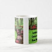 豊富な景色の芝生の心配ビジネス コーヒーマグカップ (中央)