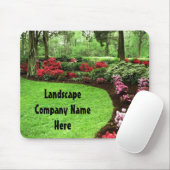 豊富な景色の芝生の心配ビジネス マウスパッド (マウス)
