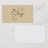 豊富な機会の確認/名刺 名刺 (正面/裏面)