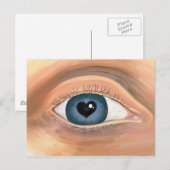 豊富な目 ポストカード (正面/裏面)