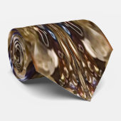 豊富な種子ビーズ抽象芸術パターン ネクタイ (ロール)