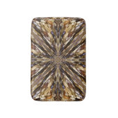 豊富な種子ビーズ抽象芸術パターン バスマット (正面縦)