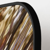 豊富な種子ビーズ抽象芸術パターン ピックルボールラケット (左詳細)