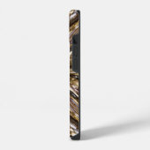 豊富な種子ビーズ抽象芸術パターン iPhoneケース (左側面)