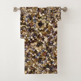 豊富な種子ビーズ バスタオルセット