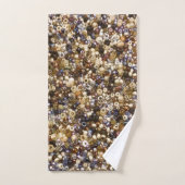 豊富な種子ビーズ バスタオルセット (ハンドタオル)