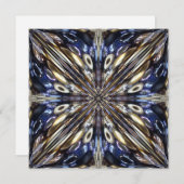 豊富な種子ビーディング抽象芸術パターン シーズンカード (正面/裏面)