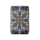 豊富な種子ビーディング抽象芸術パターン バスマット (正面縦)