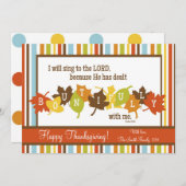 豊富な聖なる書物、経典の感謝祭はそれをカードカスタマイズ シーズンカード (正面/裏面)