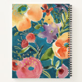 豊富な花模様I ノートブック (裏面)